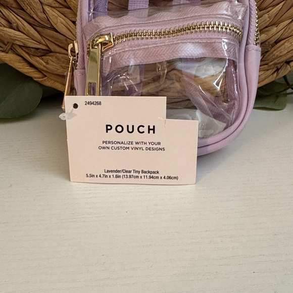 🆕 Lavender Clear Mini Backpack - Picture 4 of 4
